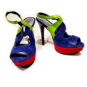 Anne Michelle Mix Colorful Heels